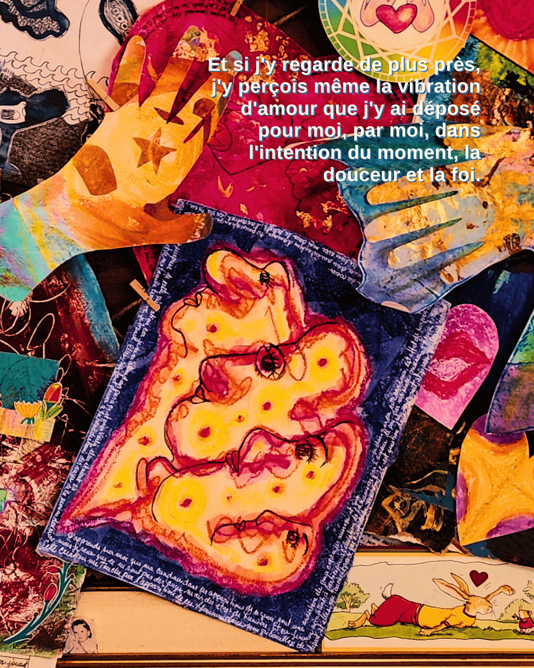 Quand nos créations intuitives nous soutiennent et deviennent la trace vivante de l'amour de soi