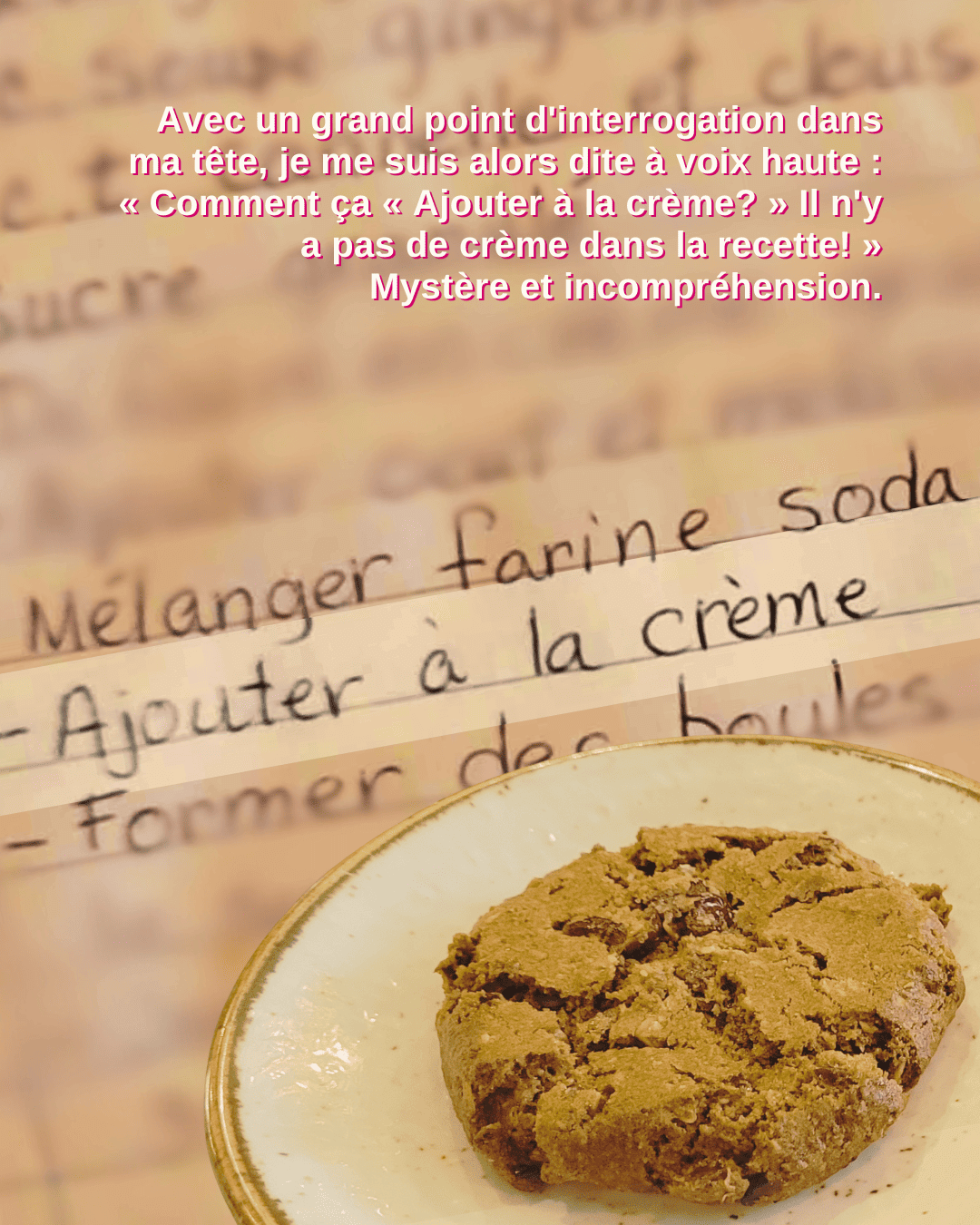 Quand la recette ne dit pas tout... créer sans mode d'emploi